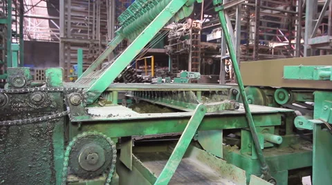 Making bricks and blocks in a factory Stock Footage 62471270