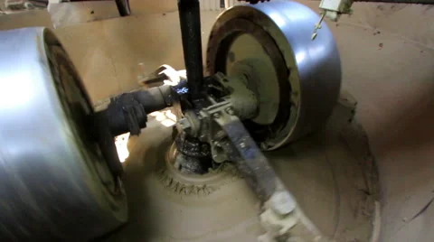 Making bricks and blocks in a factory Stock Footage 62471303
