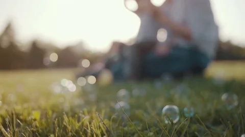 Making bubbles Video stock 75205616