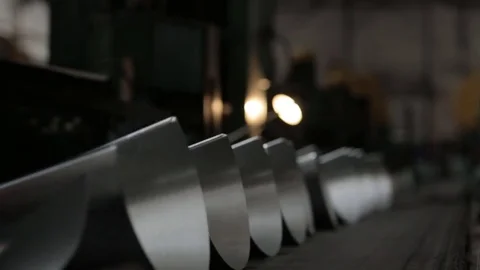 Making buckets at the factory Video stock 81596707