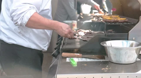 Making of Burgers Stock Footage 55901647