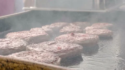 Making of Burgers Stock Footage 55985200