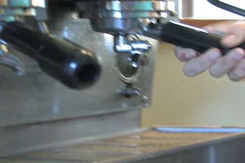 Making a cafe latte Stock Footage 937139