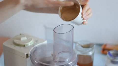 Making Cake - adding ingredients Stock Footage 36542506
