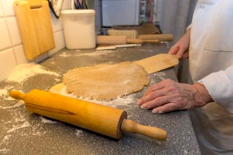 Making a cake Stock Photos