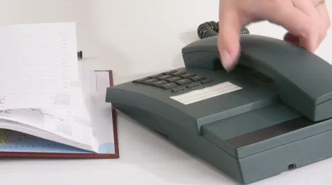 Making a call III Stockbeeldmateriaal 597354