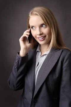 Making a call Stock Photos