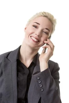 Making a call Stock Photos