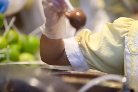 Making candy Stock Photos