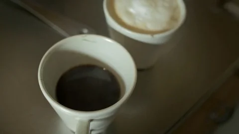 Making capuccino Stock Footage 76793613