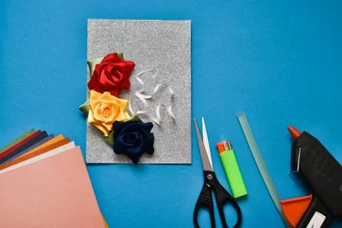 Making cards Stock Photos