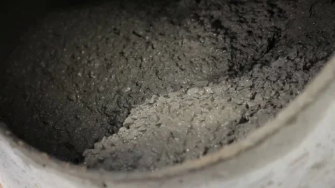 Making cement for civil construction Stock Footage 70094674