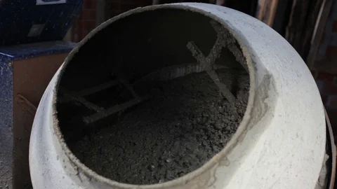 Making cement for civil construction Stock Footage 70094974