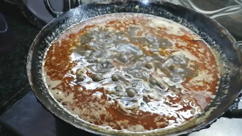 Making Chana Masala Stock Footage 194550339