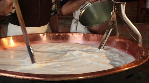 Making cheese  Stock Footage 68753100