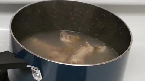 Making Chicken Stock Stock Footage 172259904