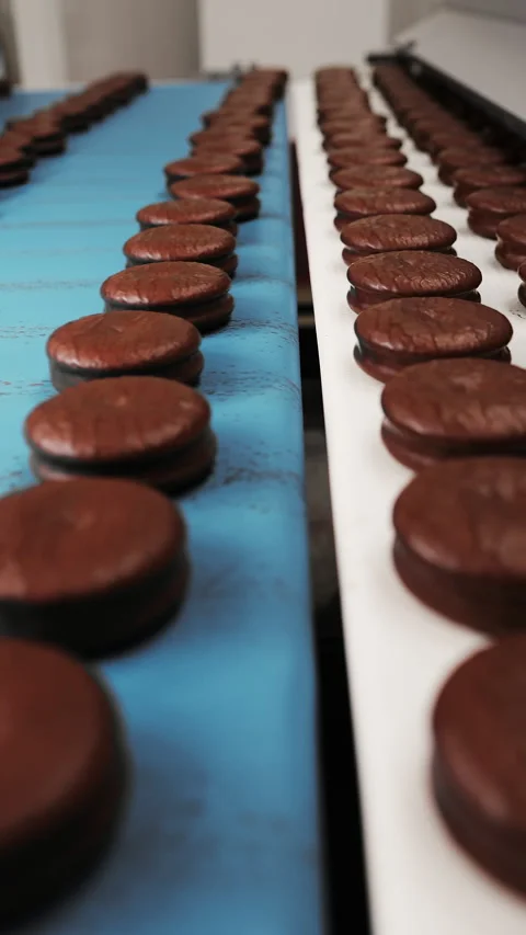 Making Choco Pie. Stock Footage 293423590