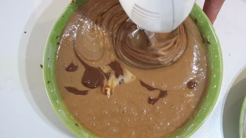 Making a Chocolate Cake Vídeo Stock 128819820