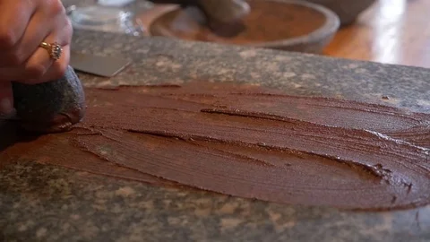 Making chocolate Stock Footage 75542869