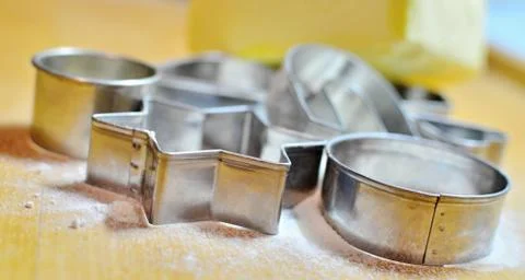 Making christmas candies Stock Photos