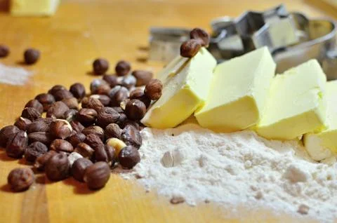 Making christmas candies Stock Photos