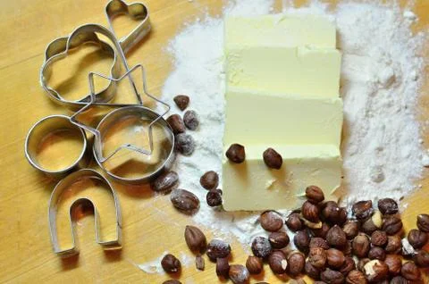 Making christmas candies Foto stock
