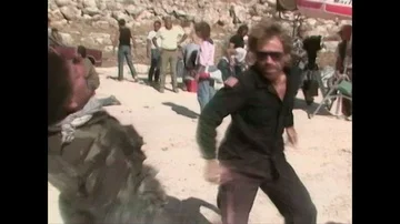 "The Making Of" | Chuck Norris Fighting Video stock 85707682