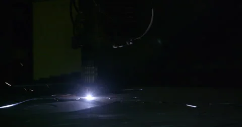 Making a circle pattern on the metal sheet Stock Footage 62955858