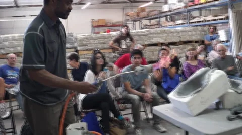 Making Clay objects with Molds Stock Footage 50545079