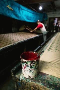 Making clothes in Varanasi Stock Photos