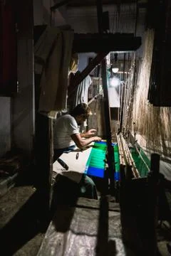 Making clothes in Varanasi Stock Photos