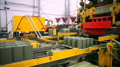 Making of cobblestones at the factory Stock Footage 72209716