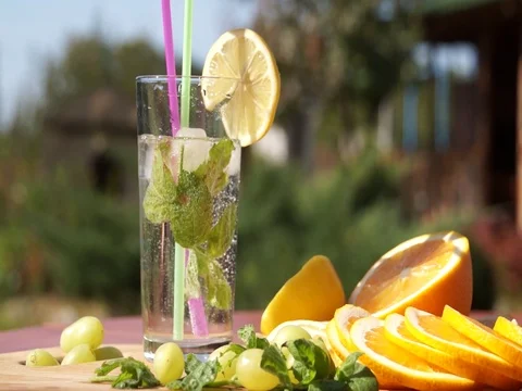 Making Cocktail Stock Footage 70793254