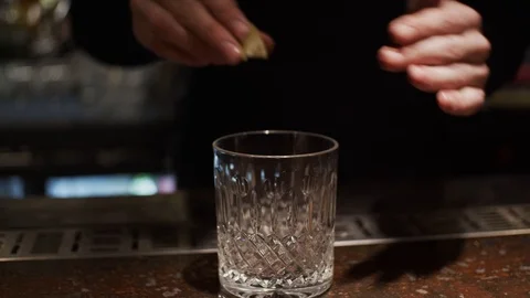 Making a cocktail Stock Footage 123542402