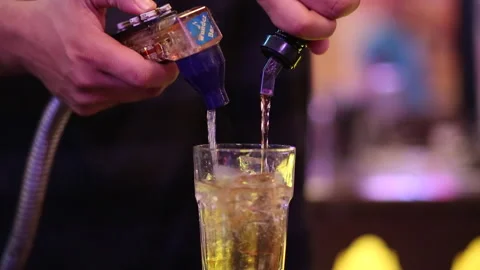 MAKING COCKTAIL Stock Footage 179539285