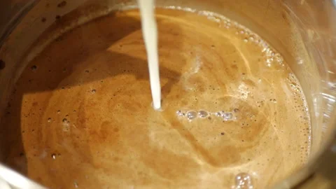 Making cocoa Video stock 151517982