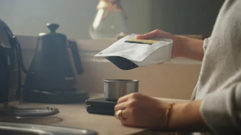 Making coffee 01524915 Stock Footage 288758825