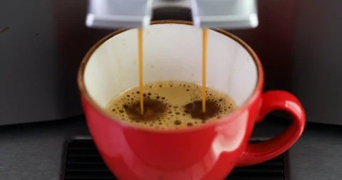 Making Coffee With Coffee Machine - 4K Stock Footage 101467291