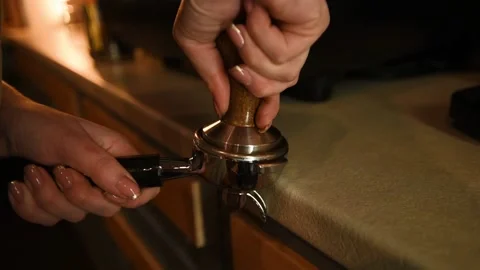 Making coffee on the coffee machine 動画素材 149945616