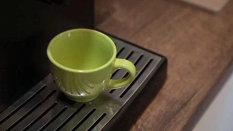 Making Coffee, Coffee Maker - Coffee Machine Stock Footage 127284192