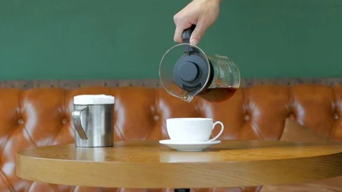 Making of coffee drinks Video stock 92863138