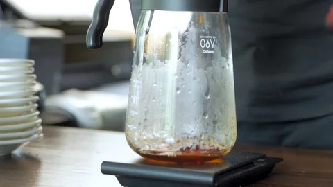 Making of coffee drinks Video stock 92863446