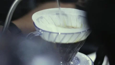 MAKING THE COFFEE ESPRESSO Stock Footage 236988479