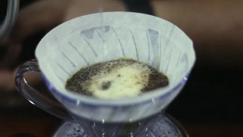 MAKING THE COFFEE ESPRESSO Stock Footage 236988480