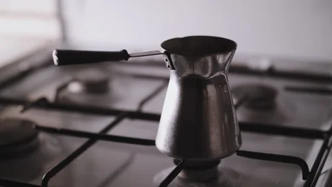 Making coffee at home in Cezve Stock Footage 130875093