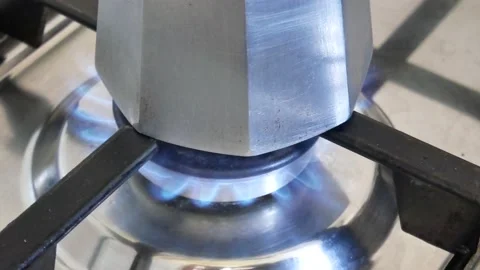 Making coffee on the kitchen with mocha Stock Footage 170838576