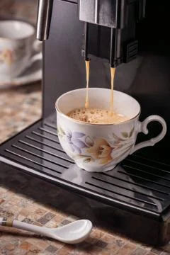 Making coffee Stock Photos