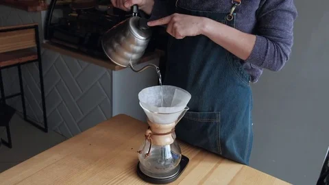 Making coffee process Stock Footage 85378688