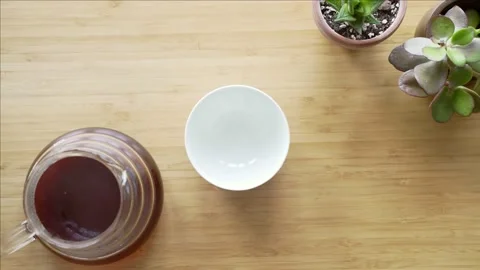 Making coffee. Speciality coffee at home. Barista pours water from the coffee Stock Footage 150301258