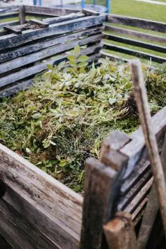 Making compost Stock Photos